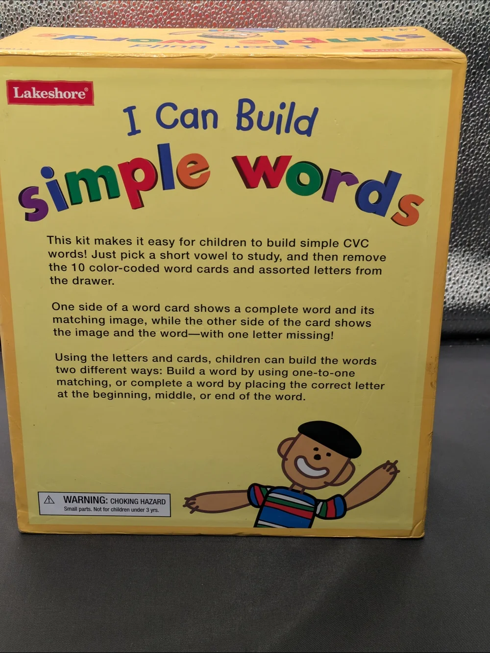 I Can Build Simple Words Kids Learning Game - Yellow